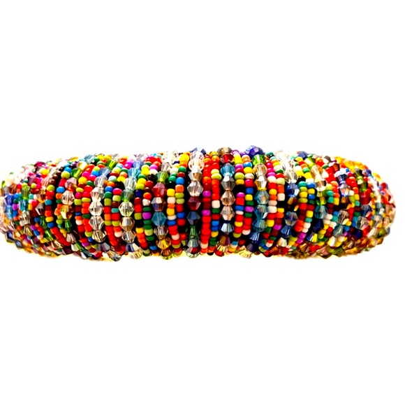 Multi colored HeadbandnCrystal AB cut Beaded headbands - Picture 11 of 13